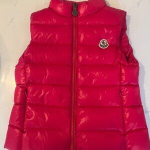 Moncler Pink Puffer Vest